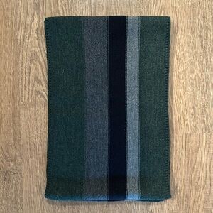 Banana Republic - Marino Wool Scarf - Green & Black